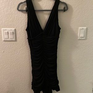Black BCBG mini dress